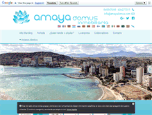 Tablet Screenshot of amayadomus.com